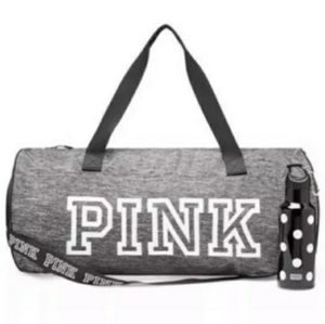 VS Pink Gym bag with water bottle